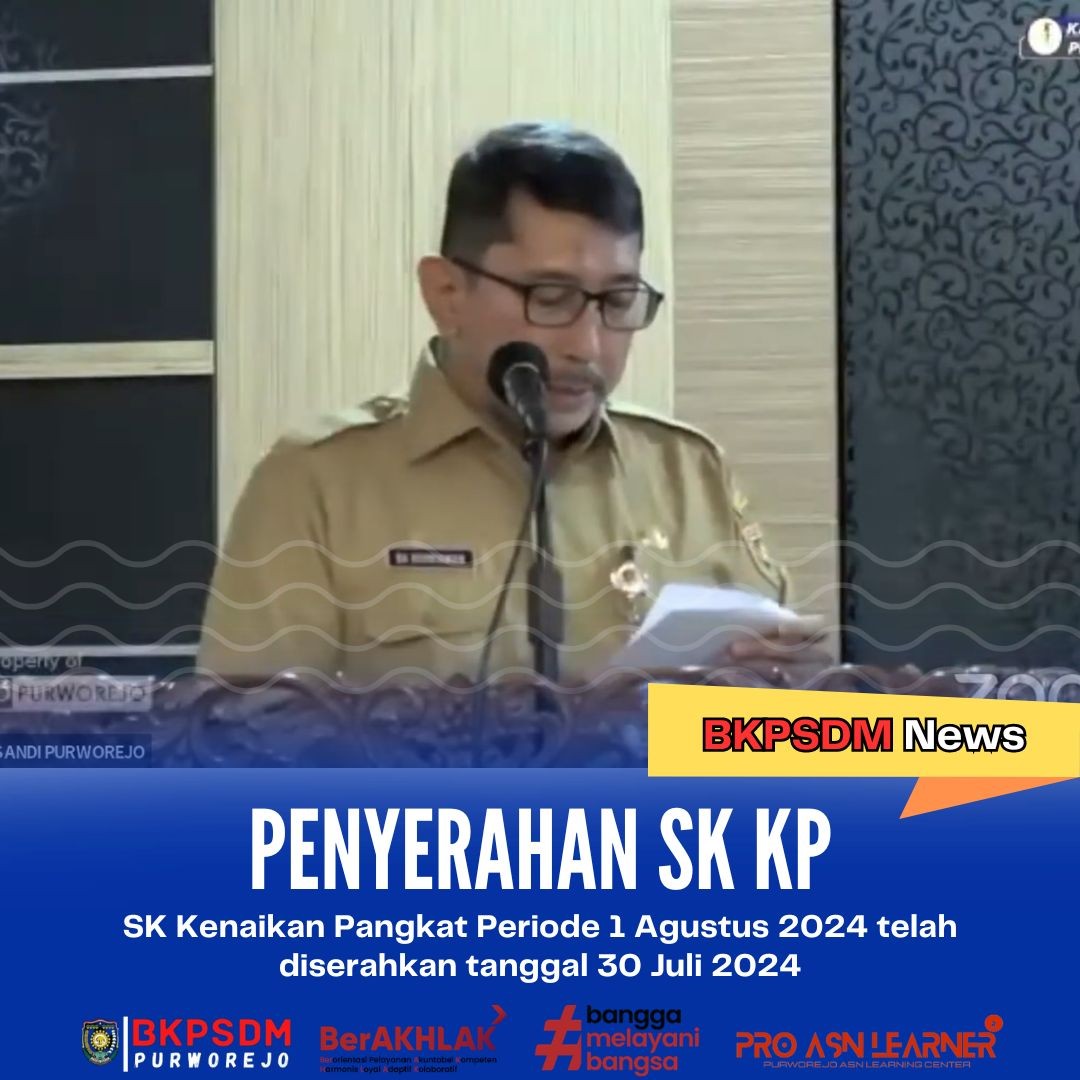 104 PNS Resmi Naik Pangkat Periode 1 Agustus 2024