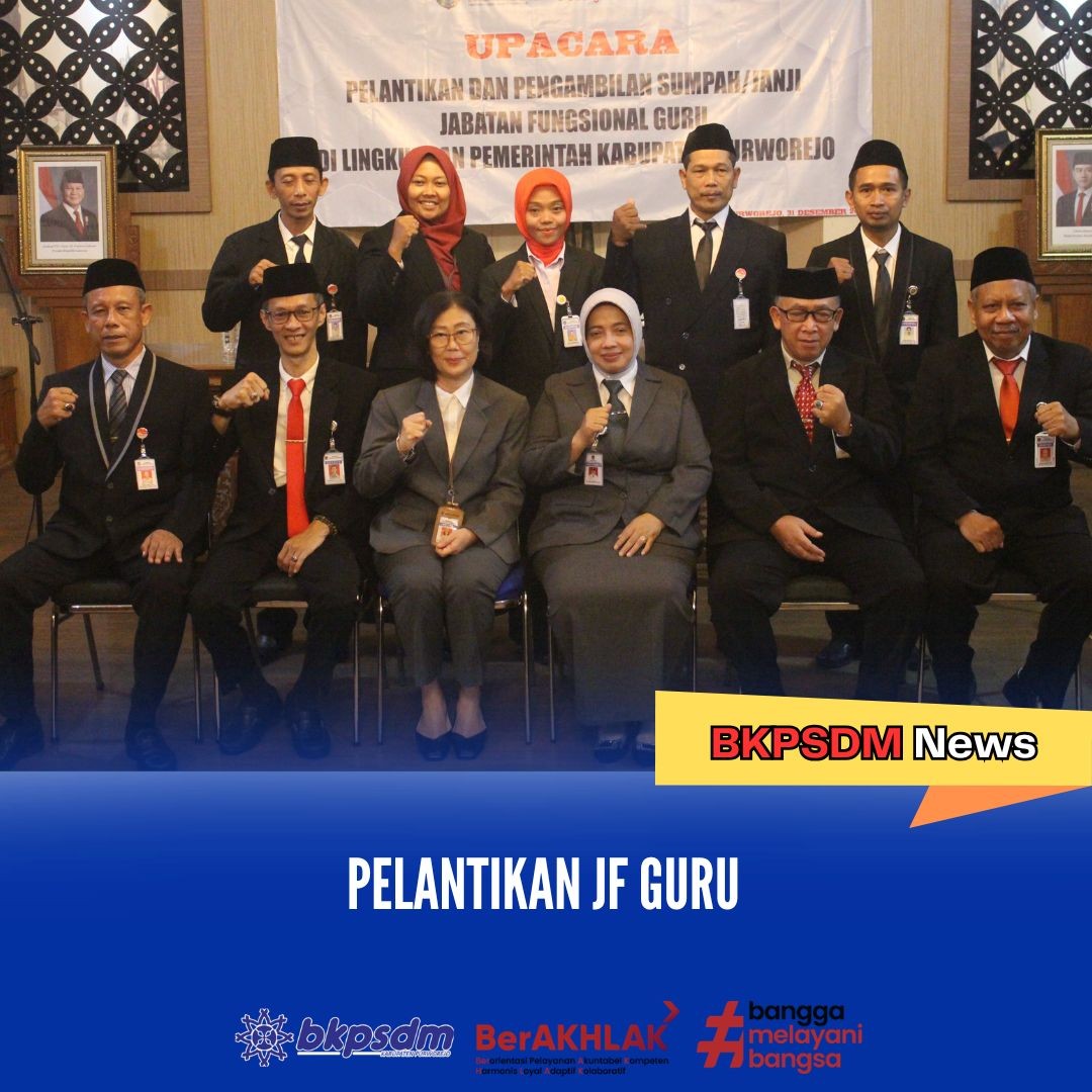 Pelantikan dan Pengambilan Sumpah/Janji Jabatan JF Guru