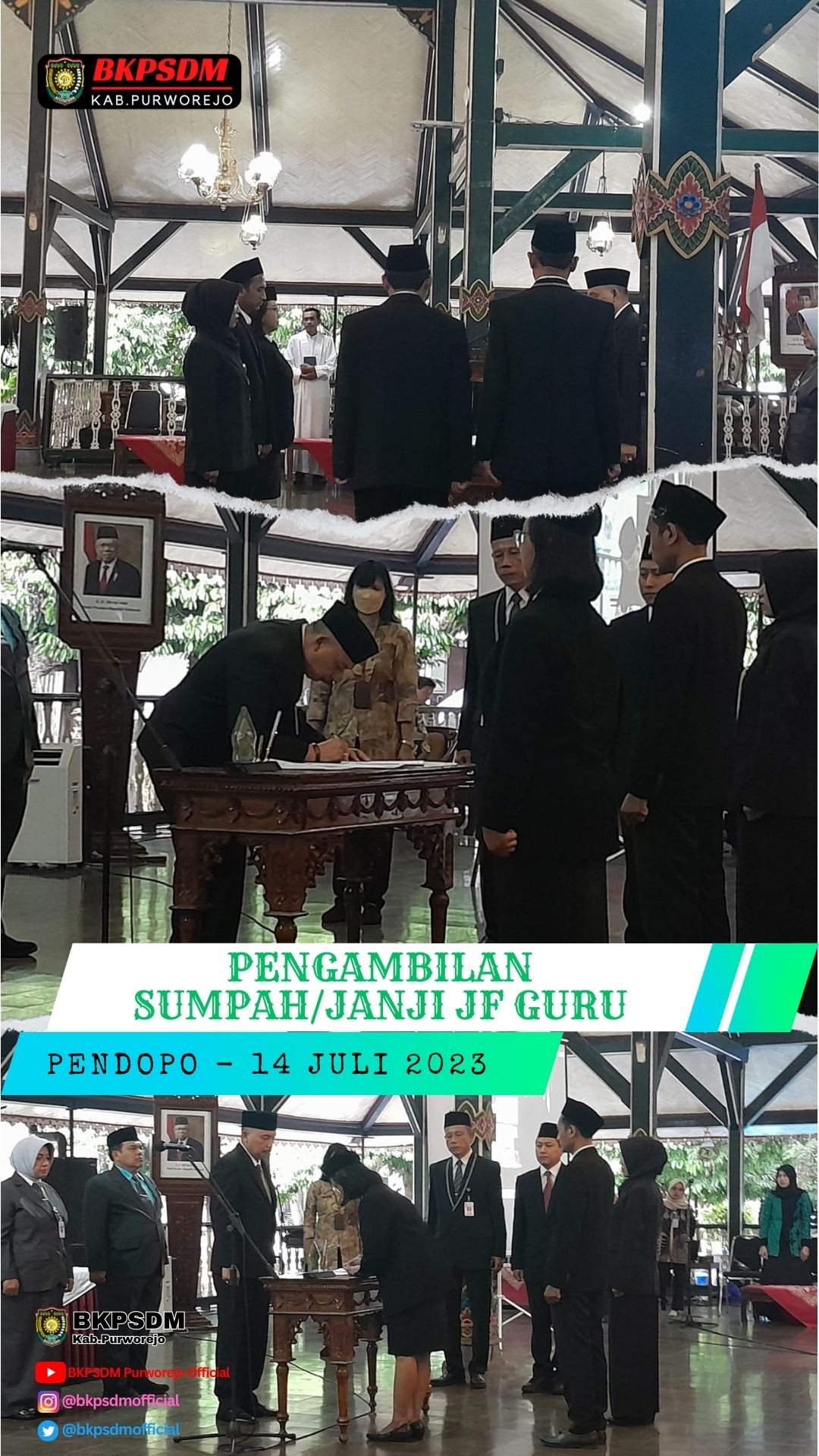 Pengambilan Sumpah/Janji JF Guru